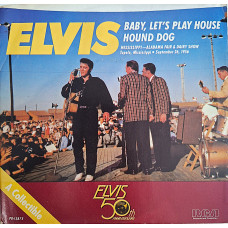 Baby Lets Play House & Hound Dog / Live - Gold Vinyl